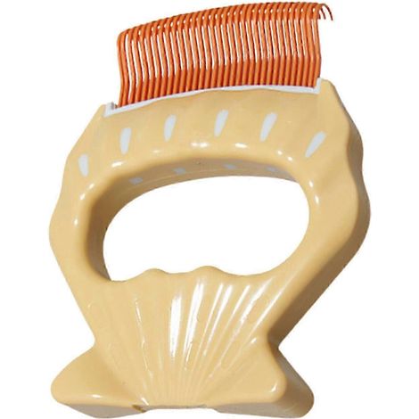 Peigne pour animaux, peigne de massage du cuir chevelu, brosse démêlante pour chats et chiens, outil de toilettage durable et doux-AquaForge (1/4)