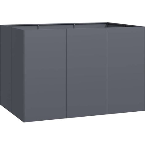 Maison Exclusive - Fioriera Antracite 120x80x80 cm in Acciaio