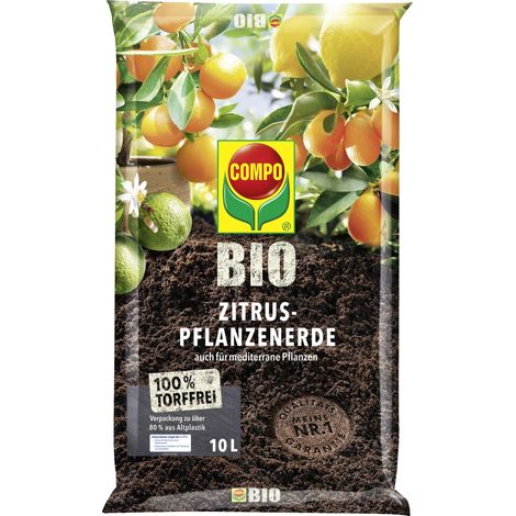 Terriccio vaso Compo zitruspflanzenerde senza torba ritenzione acqua