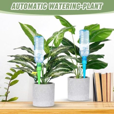 32 pcs Goutte à Goutte Bouteille, Arrosage Goutte a Goutte avec Vannes Réglables Irrigation Systeme Arrosage, Arroseur Automatique