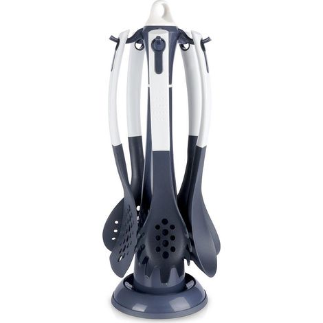 Kamille Set di utensili da cucina moderno grigio grafite