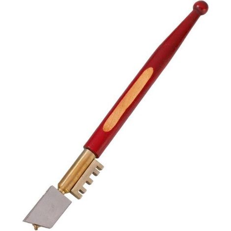 Professionnel Diamant Antislip Manche en Bois Huile Alimentation en Verre Outils de Coupe (1/3)