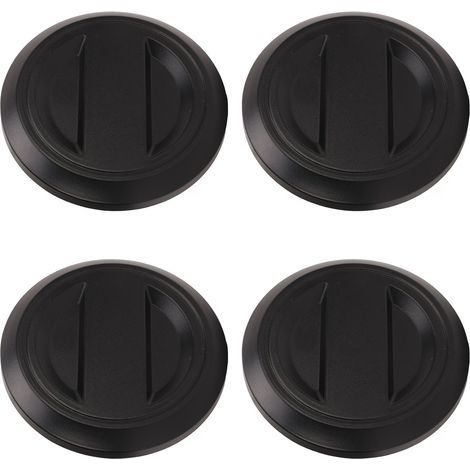 4 Radnabenkappen 1523993-655 Ersatz-Felgenabdeckungen für Polaris RZR 4 XP 900 1000, schwarze Nabenkappen (1/5)