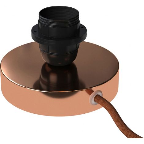 Posaluce per paralume - Lampada da tavolo in metallo