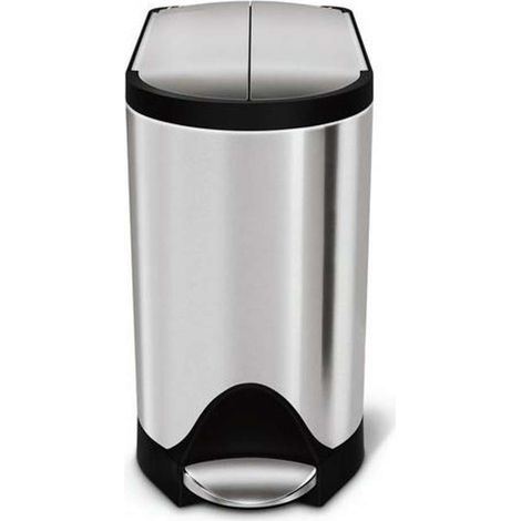 Simplehuman Poubelles - Poubelle 10 L, inox brossé CW1899 (1/5)