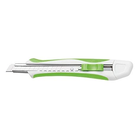 WEDO COMFORTLINE CUTTER 9 MM AVEC 2 LAMES VERT/BLANC