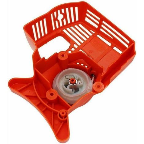 Lanceur à recul – Nosheir – Remplace 4140 190 4009 – Pour STIHL FS38 FS55 KM55 – Orange (1/4)