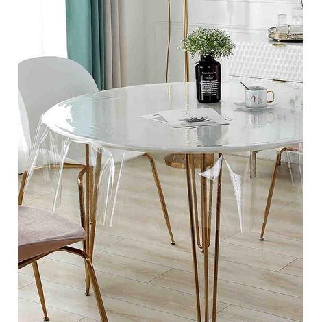 Nappe transparente de 1, 8 mm d'épaisseur, imperméable, en PVC, e pour (1/4)