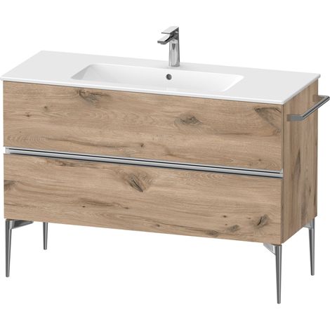 Duravit Sivida Waschtischunterbau, 2 Schubkästen, Griffleiste (1/4)