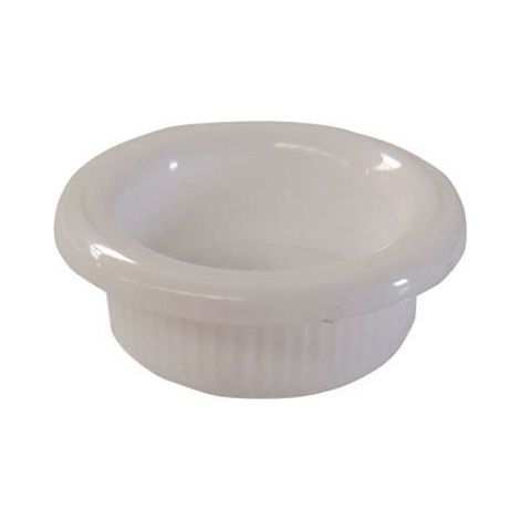 Poignée ronde / cuvette - Générique - Nylon - Ø 26 mm - Blanc