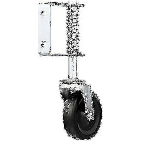 Roulettes en caoutchouc de 10 cm, conception silencieuse, compatibles avec les portails d'entrée de maison (1/4)
