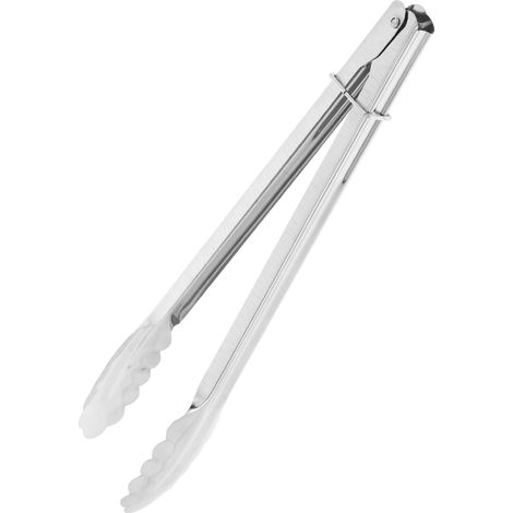 1 Pince à pain,Acier inoxydable épais 30 cm,Résistante chaleur,Antidérapante,Cuisine et barbecue (1/5)