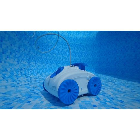 Robot piscine hors sol 5200J2X – Pour piscines jusqu'à 4.50m – Fond plat – Autonomie 90 min – Nettoyage efficace et économique – 8Streme