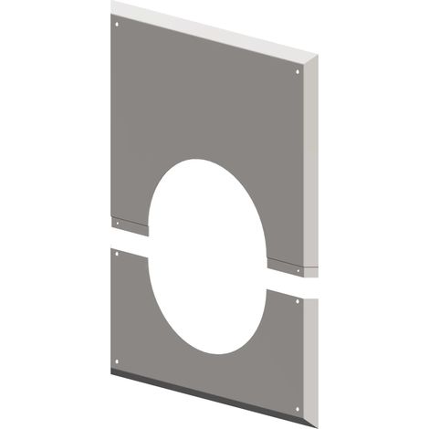 ATEC Cache mural fermé DN 110/160 2 parties 280x340mm, 3428