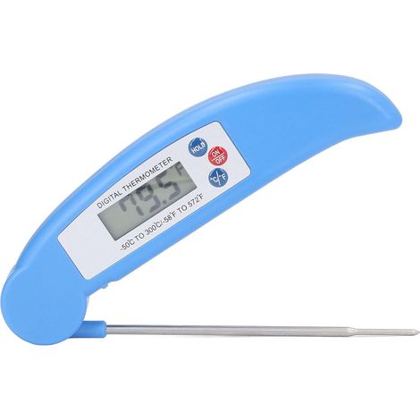 KIMISS Thermomètre à Viande Numérique Rapide avec Sonde Pliable (1/4)