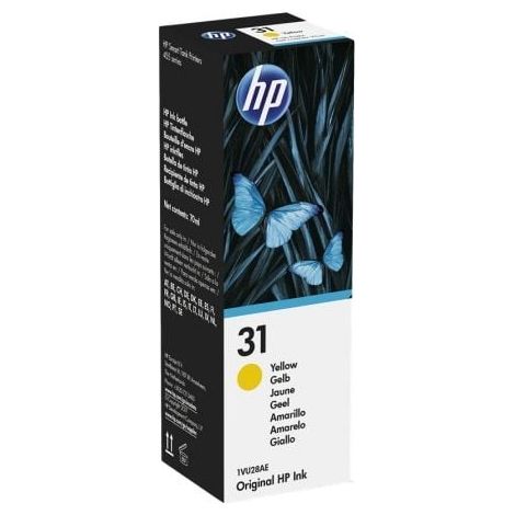 Botella de Tinta Original HP nº31/ Amarillo