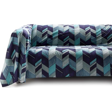 Housse de Canapé et Dessus de Lit 180x270 100% Coton Percalle, Plaid Canape Grande Taille, Couverture de Protection Dessus de Lits et Couvre-Lits Housses Multi Usage (1/5)