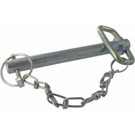 Axe d'attelage adaptable 165mm – Diamètre 19mm – Conception robuste pour remorquage – Finition métallisée