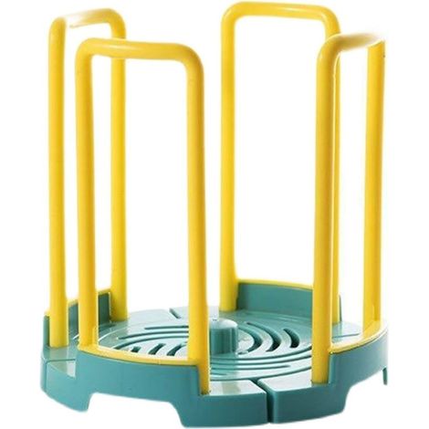 Organisateur d'assiettes pour placards de cuisine, table rétractable, porte-bols, organisateur de cuisine, égouttoir, porte-tasses, étagère à vaisselle, outil de rangement pour assiettes (couleur : ja (1/5)
