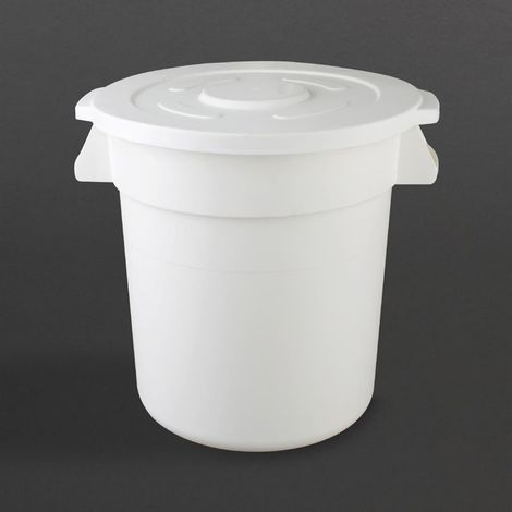Conteneur rond blanc 38L - VOGUE (1/5)