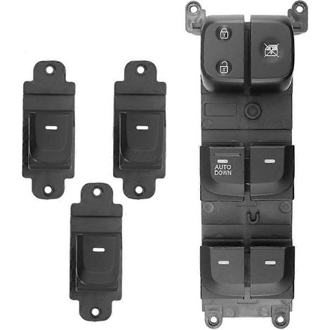 93580-B4500 93570-B4010 Hauptbedienknopf für elektrische Fensterheber, kompatibel mit Hyundai i10 Doctor 10-Sitzer Ear 1.0 SX 2013-2017 (1/5)