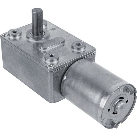 Moteur d'entranement à vis sans fin à couple élevé réversible DC 12V Moteur de réduction (40RPM) (1/5)