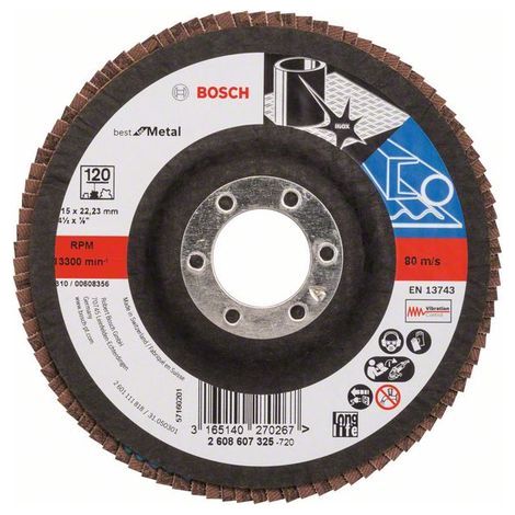 Bosch PRO  X571 Disco  de láminas  115 mm  G120 -  2608607325 (1/4)