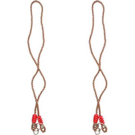 Kit de 2 sangles de suspension pour balançoire réglable pour enfant, jouet d'extérieur en corde. (1/5)