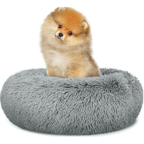 Cuccia universale in peluche per cani e gatti 40 cm - grigio chiaro
