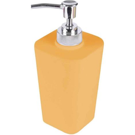 Distributeur de Savon Soft Touch "Vitamine" 18cm Ocre (1/3)