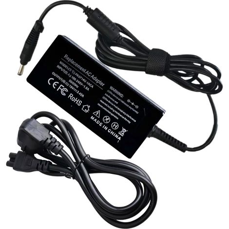 19V 3,42A 65W Adaptateur Secteur Compatible avec ADP-65JH AB, FPCAC002Z, FMV-AC332A, CP531975-01, FMV-AC329, FMV-AC341B, FPCAC186, LifeBook AH555, AH556, AH557, AH564, E753, E754 (1/5)