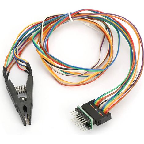 SOP16 SOIC16 16-Pin Clip Programmiertester Flash-Testadapter auf DIP8 (1/5)