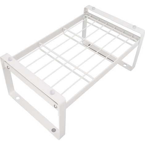 Étagère de rangement pour bouteilles d'eau à plusieurs niveaux, empilable, en fer, gain de place, pour meuble de cuisine ou réfrigérateur. (1/5)