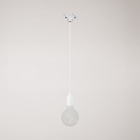 Creative Cables - Suspension sur rail en silicone avec câble textile - Ampoule incluse (1/5)