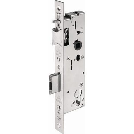 Panik-Einsteckschloss 7667 Fkt.E ktg 24x245 mm/40/92 DIN L/R VA 40mm WILKA