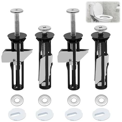 4 Pièces Fixation Abattant Wc Robuste Vis pour Abattant Wc (1/5)
