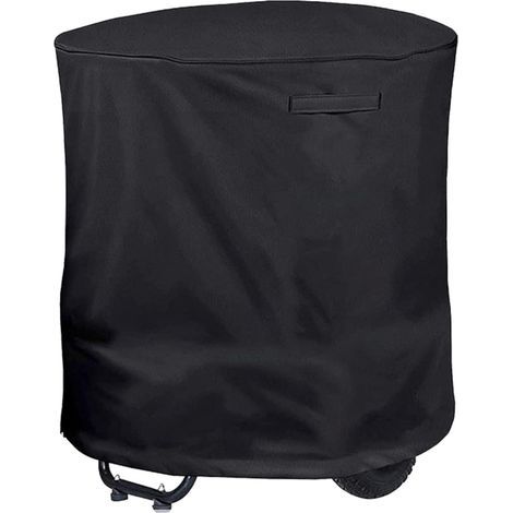 Housse imperméable et résistante pour broyeur de bois - Protection extérieure contre les intempéries - Pour broyeur de feuilles électrique sans lames - Équipement électrique d'extérieur (noir) (1/3)