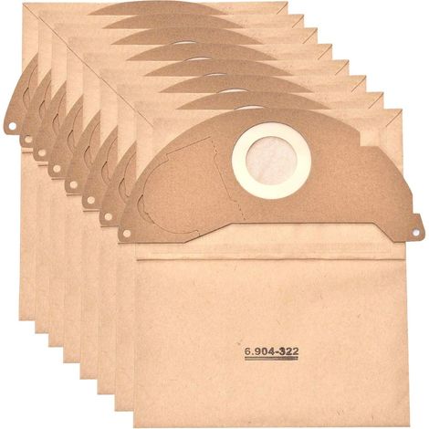 8 pièces 6.904-322.0 Sac d'aspirateur pour Kärcher