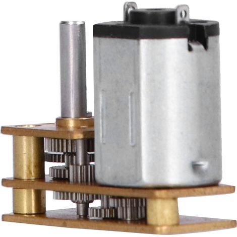 JW-1024N20 Micro Moteur à Engrenages 200RPM pour Serrure Électronique, Moteur CC 6V Compact (1/5)
