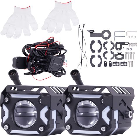 Fari Ausiliari 80W LED 12V for Moto ATV UTV Pickup Fuoristrada IP67 (1/5)