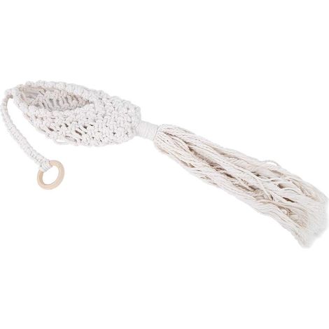 Suspension pour plantes en corde de coton Cryfokt forme nid d'oiseau (1/4)