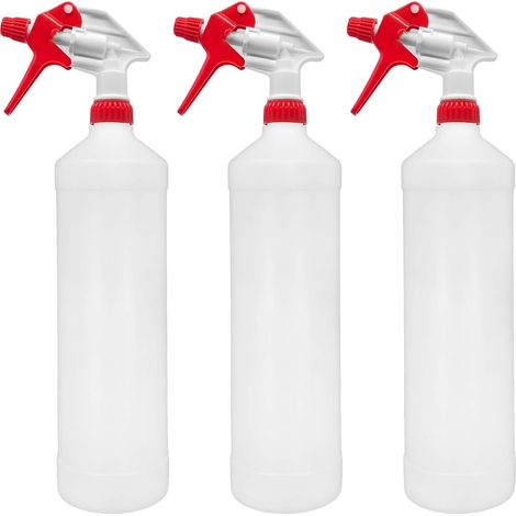 Spray bottle 1 liter (set of 3) Spray bottle to pump resistant to products chemical for the products of cleaning, oil and other (Spray bottle) (1/5)