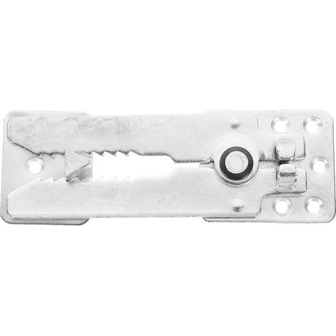 Boucle métallique de fixation pour canapé, compatible avec les meubles, 1 connecteur de meuble argenté (1/5)