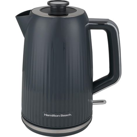 Hamilton Beach Miami Electric Kettle 1.7L Charcoal Grey (1/5)