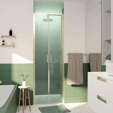 Mobile Bagno 120cm Rovere Chiaro 4 Cassetti, Lavabo, 2 Specchi 60x80 con luce Led integrata - XENOS (1/5)