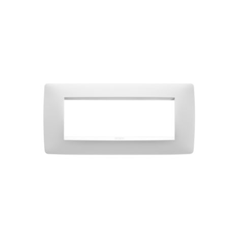 PLAQUE ONE 6P BLANC SATIN GEWISS GW16106VW (1/2)