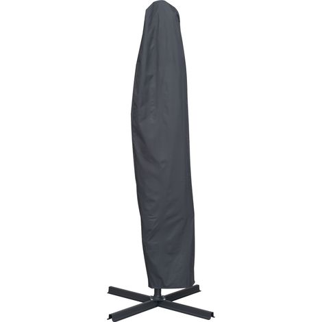 Housse de protection pour parasol flottant - avec diamètre de 300 cm - gris foncé (1/5)