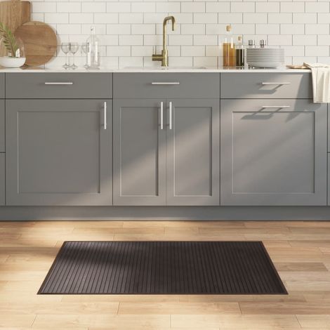 Teppich Rechteckig Dunkelbraun 60x100 cm Bambus (1/5)