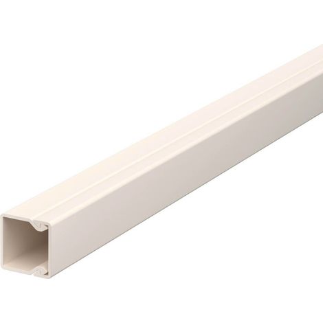 OBO Bettermann Canal de pared y techo con perforación de fondo 15x15x2000 cloruro de polivinilo blanco crema RAL 9001, 6024963