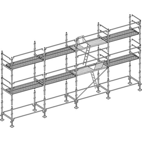 Échafaudage Altrad Façadier 78 m²